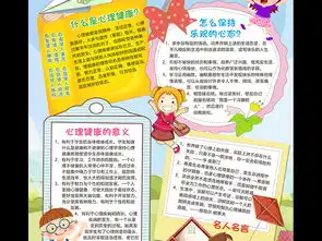 心理健康小报放飞心灵手抄报快乐成长电子小报图片模板worddoc设计图下载心理健康手抄报大全编号17826810