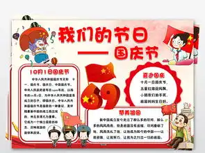 我们的节日国庆节喜迎国庆爱祖国电子小报手抄报图片素材psd模板下载37.05mb国庆节手抄报大全节日手抄报