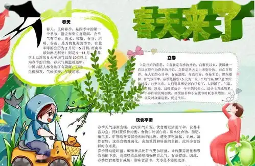 春天的手抄报文字素材