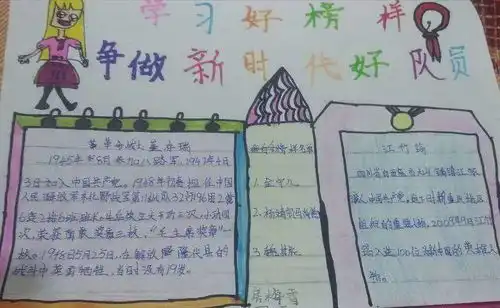 学习好榜样争做新时代好队员