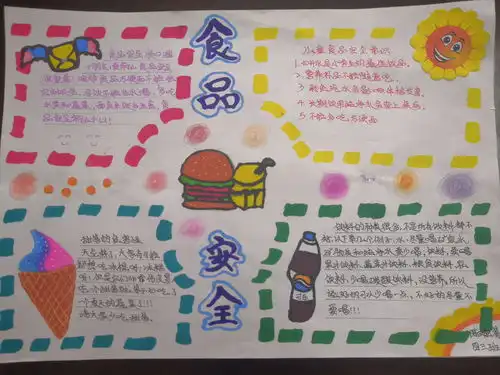 惠济区实验小学开展食品安全宣传手抄报和绘画比赛活动