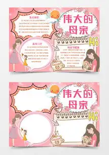 伟大的母亲母亲节小报手抄报模版word模板下载docx格式熊猫办公