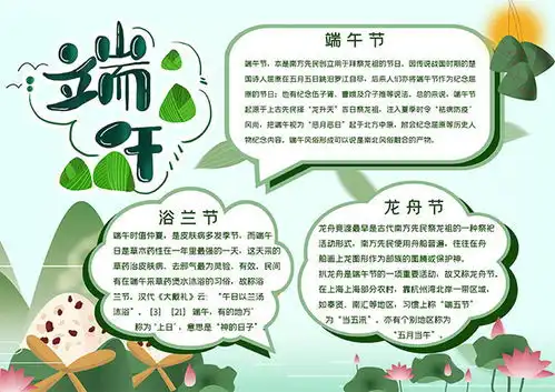 端午节校园手抄报