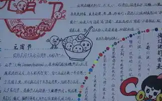 元宵节手抄报举家幸福又一年