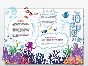 海洋世界小报亲子阅读读书读后感手抄报图片模板wps设计图下载西方名著手抄报大全编号18681479