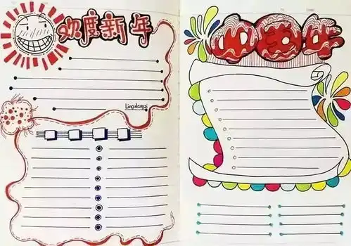 过年啦超实用春节手抄报合集,假期陪孩子动动手吧