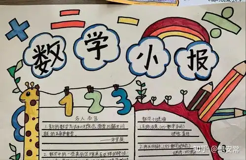 小小手抄报,大大数学梦阜南第十小学手抄报的秘密