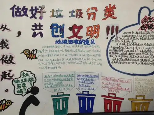 垃你一起圾不可失603班垃圾分类主题宣讲会