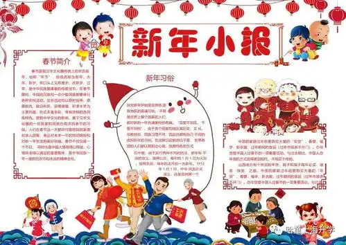 拯救老母亲,帮你搞定春节小报作业,超全模板拿走