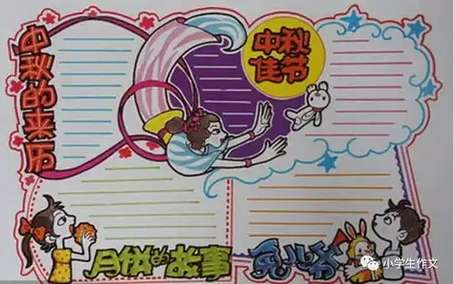 中秋节手抄报图片素材模板文字