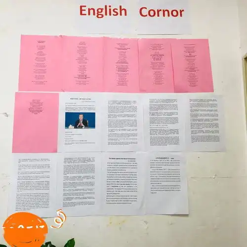 南外学子总动员班级外语文化墙上新啦