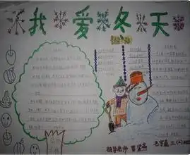 我爱冬天手抄报资料