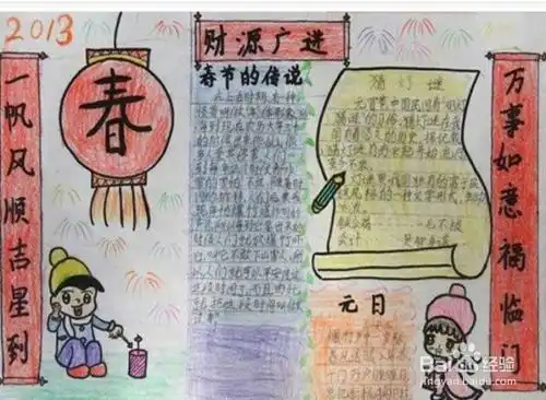 春节手抄报怎样制作