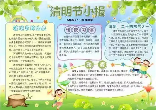清明节,全国哀悼清明传统习俗诗词作文范文手抄报合集,孩子一定用得着