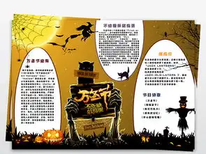 psd万圣节小报西方节日手抄报模板图片psd设计图下载其他大全编号18797262