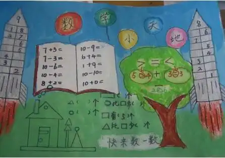二年级数学下册手抄报