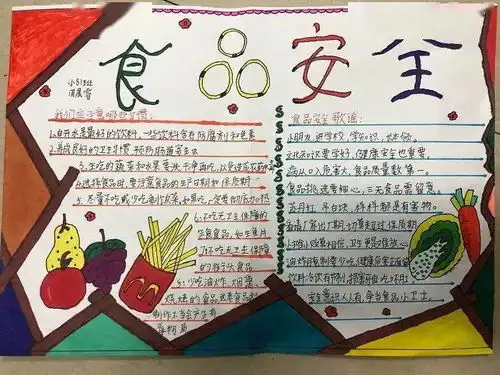 食品安全我先行新文学校小学部开展食品安全系列主题活动