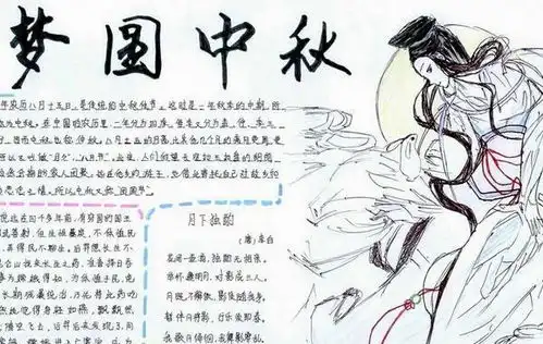 2018中秋节手抄报图片大全简单又不失创意