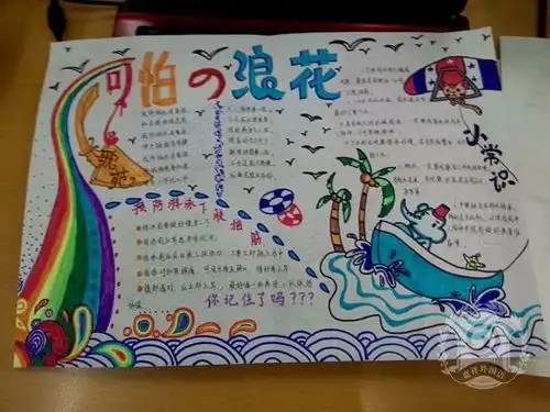 珍爱生命手抄报设计珍爱生命手抄报图片查字典板报网