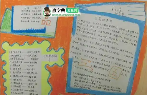 桃园三结义手抄报设计桃园三结义手抄报图片查字典板报网