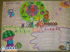 合理营养与食品安全手抄报图片