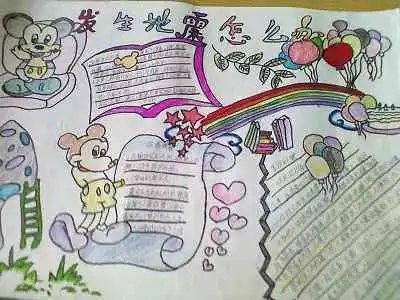 防震减灾手抄报什么是防震减灾