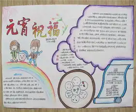 关于元宵节的手抄报来历传说习俗故事诗词