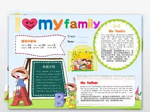 word我爱我家英语小报我的家庭亲子手抄报素材春节小报图片模板worddoc设计图下载英语手抄报大全编号19138649