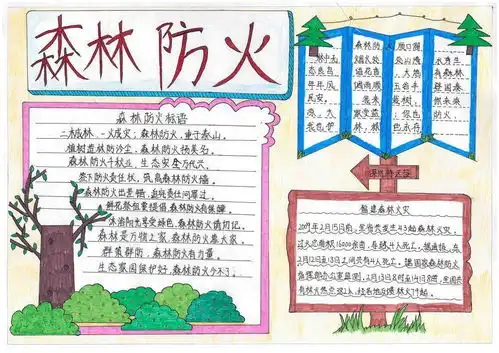 护林防火记心间,森林防火进校园