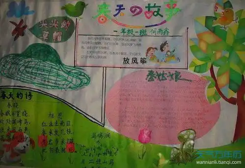 立春手抄报简单又漂亮关于立春的手抄报好看