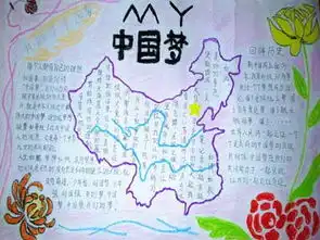 少年中国梦手抄报绽放中国梦
