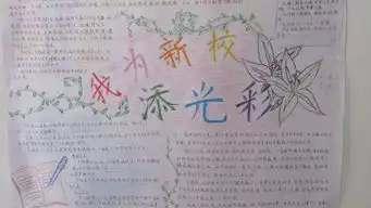 我为校园添光彩的手抄报的内容
