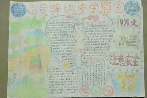 生物与食品工程系举办学生公寓安全手抄报设计大赛