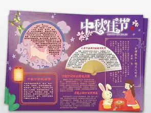 中秋节a3小报手抄报模板图片psd设计图下载中秋节手抄报大全编号18709460