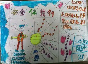 关于安全伴我行手抄报图片大全