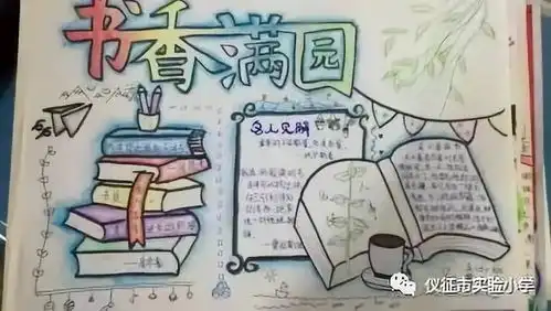 五个一百工程阅读中绽放生命之花五年级组手抄报展示
