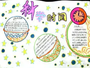 人造卫星手抄报图片