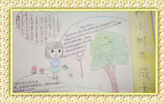我和小树共成长手抄报图片二年级