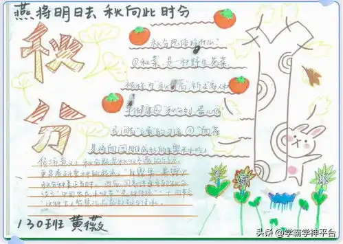秋分手抄报