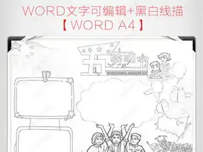51劳动节小报劳动快乐手抄报小报word图片模板下载