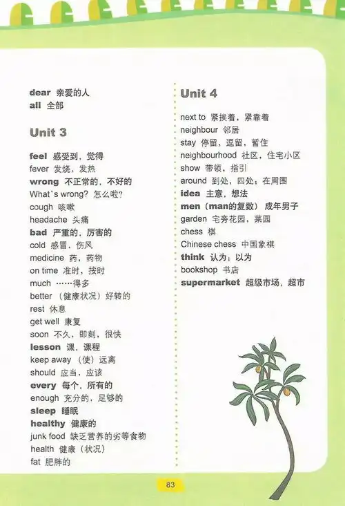 鲁科版小学英语五年级下册电子课本五四制