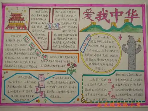 关于建国六十年内容的手抄报