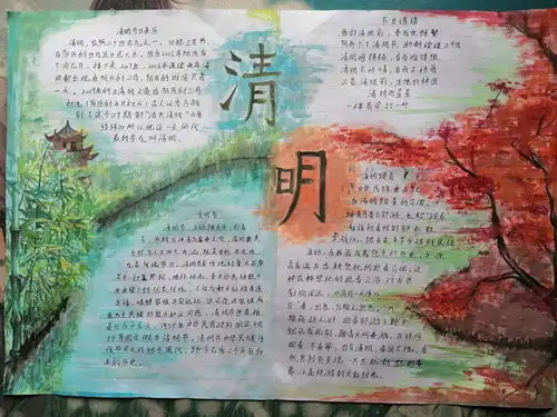 宁化县卫生进修学校开展清明手抄报云展示活动