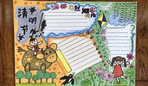 清明节传统习俗手抄报合集,孩子一定用得着
