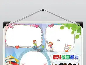 校园暴力小报安全文明预防校园欺凌手抄小报图片模板worddoc设计图下载校园安全手抄报大全编号18992589