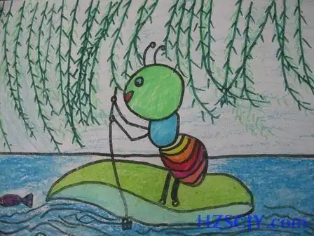 有没有简单点的一年级孩子自己画的画