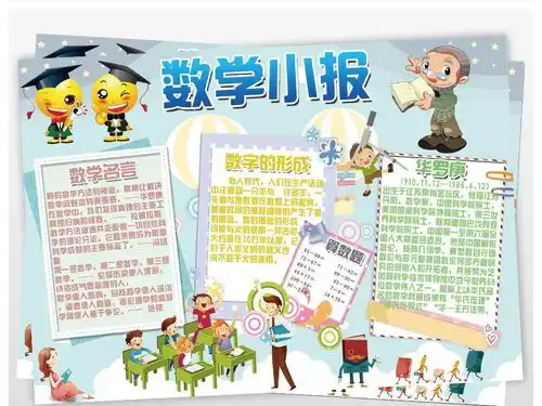 收藏这些趣味数学手抄报,一定用得上