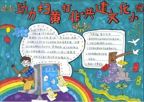 当当当当全民阅读暨扫黄打非护苗行动手抄报活动网络投票活动结果出炉啦