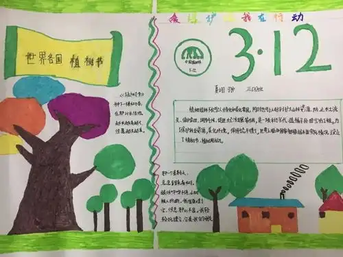 植树节驾到美词好句古诗手抄报大集合,快拿走