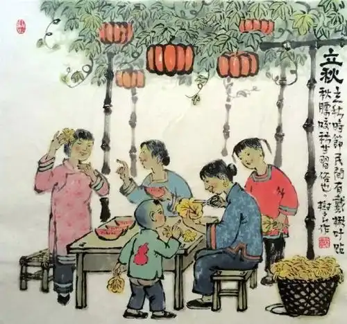 二十四幅节气画,传递浓浓民俗风情